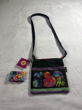 Laurel Burch Purse (NWT) and Hard Card Wallet (pre-owned)
